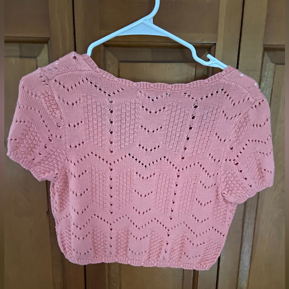 Witty Fox Crochet Cardigan - Picture 3 of 3